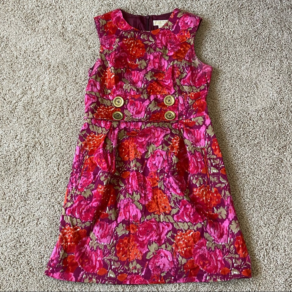 Floral Michael Kors A Line Dresd
